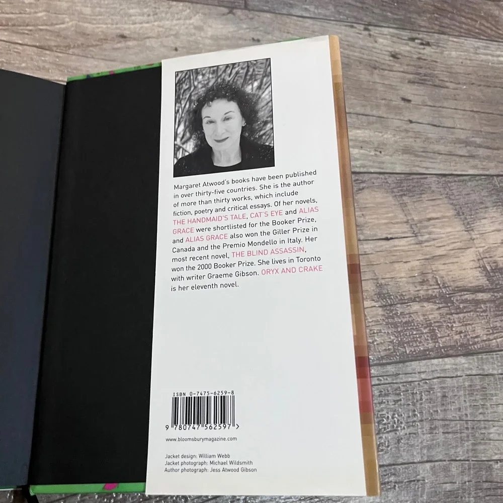 Oryx and Crake‎ Margaret Atwood Hardcover First Edition 2003 Bloomsbury UK
